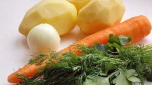 лапша на курином бульоне