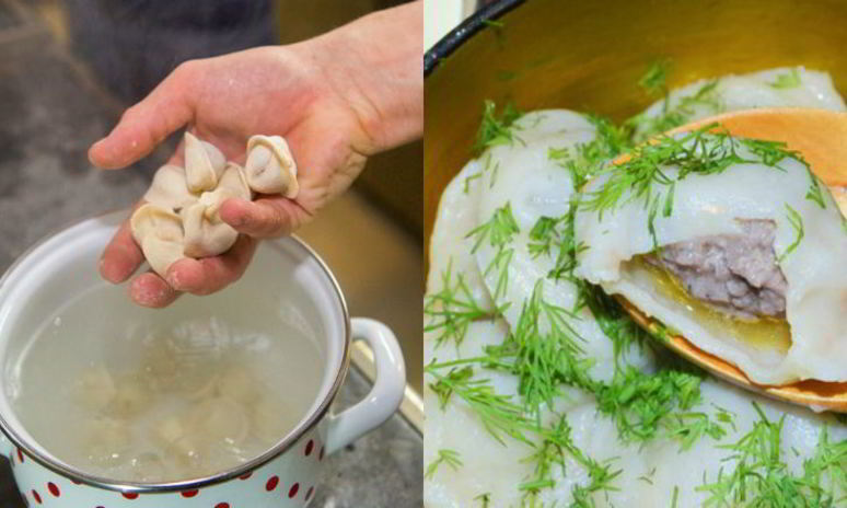 Рецепт пельменей с бульоном