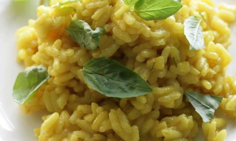 Рецепт ризотто миланезе с овощным бульоном и шафраном