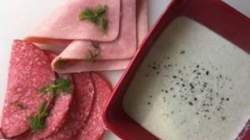 суп грибной на курином бульоне