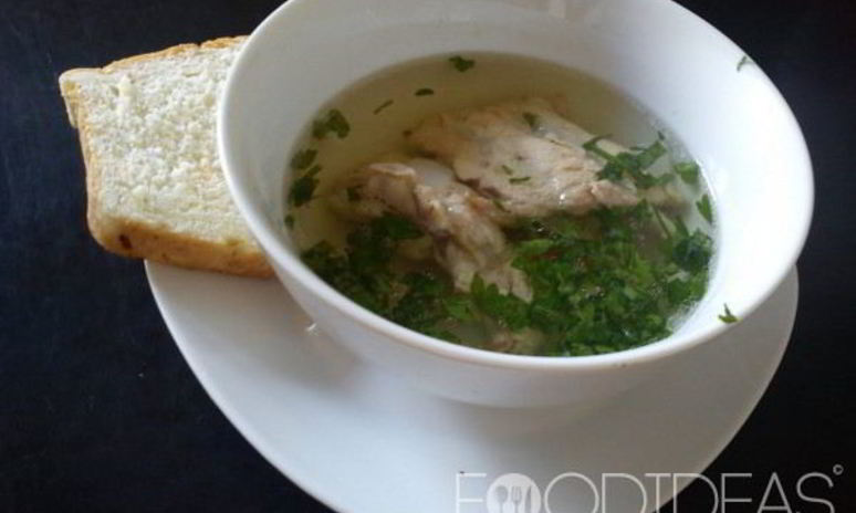 Рецепт свиного бульона