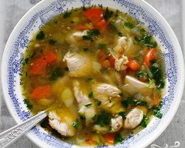 Чечевичный суп с курицей