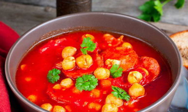 Рецепт гаспачо с чоризо