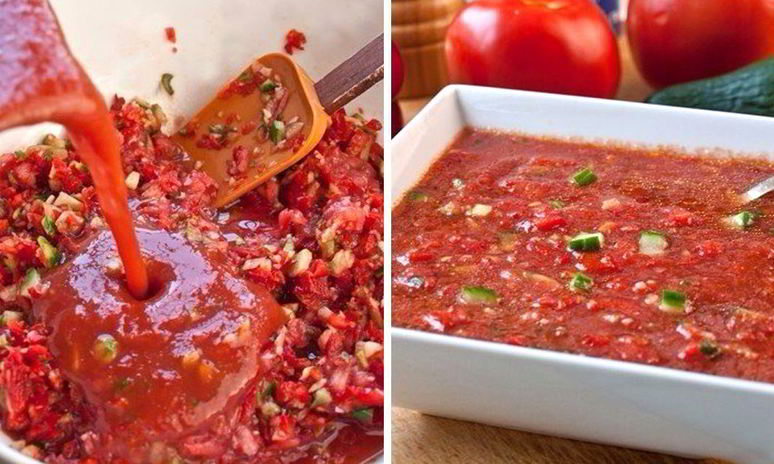 Рецепт классического гаспачо