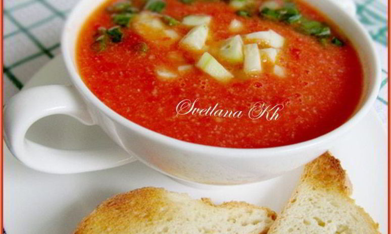 Рецепт пикантного гаспачо