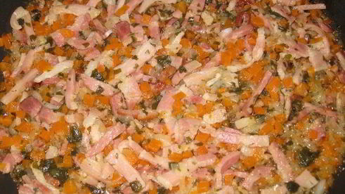 гороховый суп с грудинкой