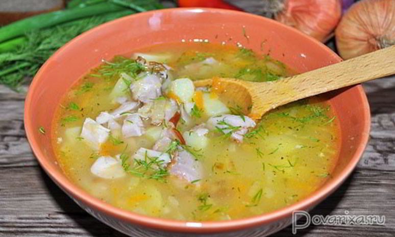 Рецепт горохового супа с копченой курицей