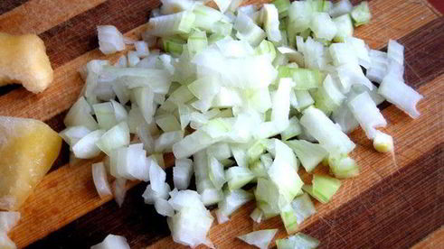 гороховый суп с копченостями и тыквой