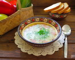 Гороховый суп с копченостями