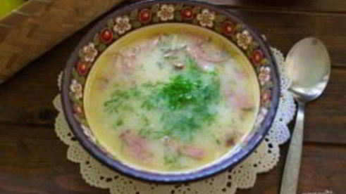 гороховый суп с копченостями