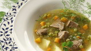 Гороховый суп с мясом
