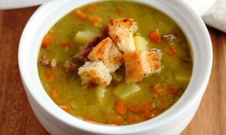 Рецепт горохового супа со свининой