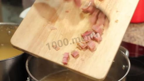 густой гороховый суп с мясом