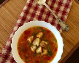 Постный гороховый суп