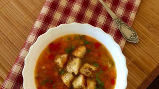 Постный гороховый суп