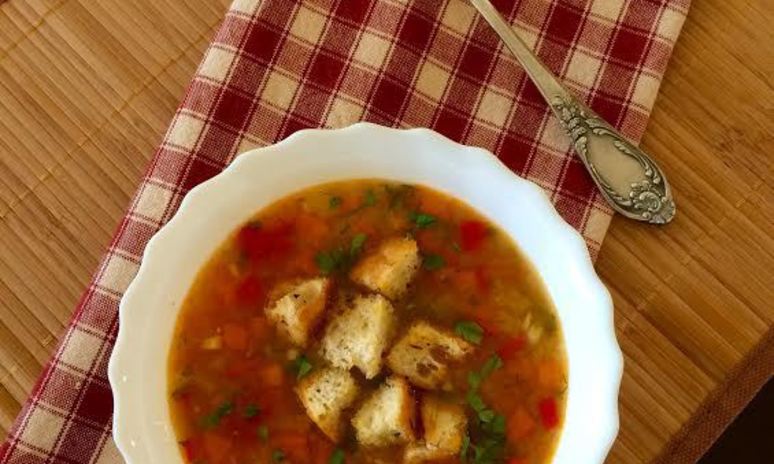 Рецепт постного горохового супа