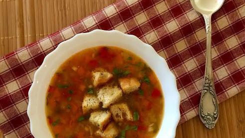 постный гороховый суп