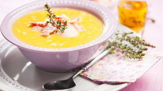 Суп гороховый с копченостями