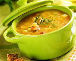 Вкусный гороховый суп без мяса