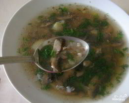 Гречневый суп без мяса