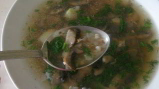 Гречневый суп без мяса