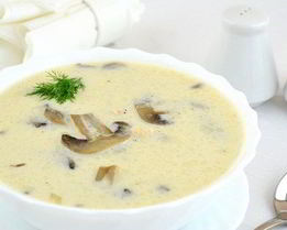 Грибной суп с сырками