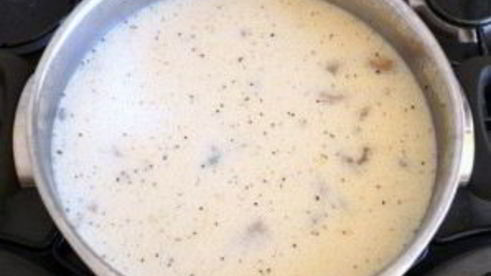 грибной суп с сырками