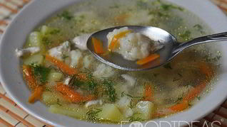 Картофельный суп с клецками