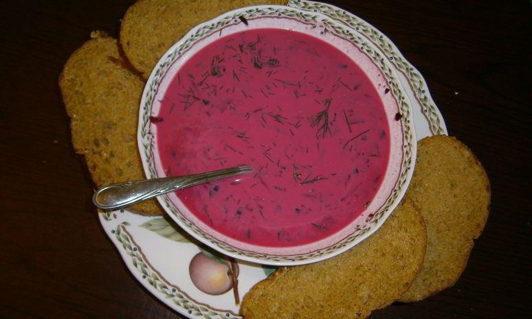 Рецепт холодника из свеклы