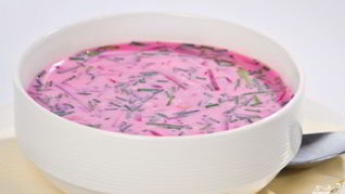 Холодный свекольный суп