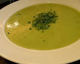 Крем-суп из спаржи и цукини