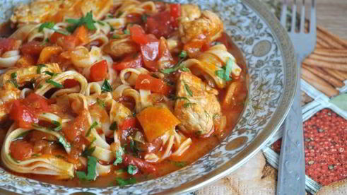 лагман из курицы