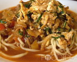 Лагман с курицей