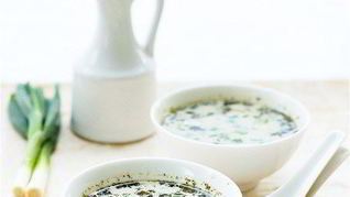 Летний суп из огурцов