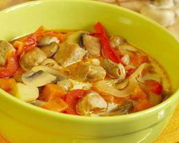 Мясной суп по-домашнему