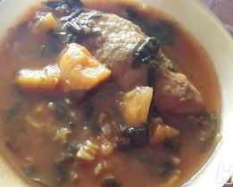 Мясные куббэ в кислом супе