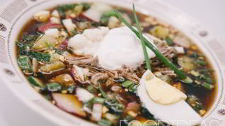 Окрошка мясная