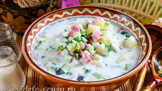 Окрошка на кефире