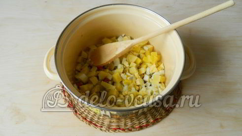 окрошка на лимонной кислоте