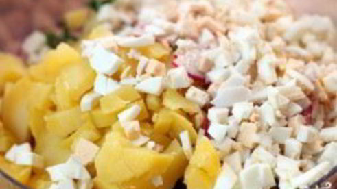 окрошка на минеральной воде