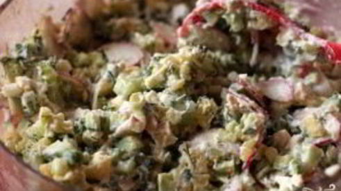 окрошка на минеральной воде