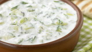 Окрошка на сыворотке