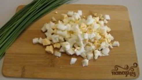 окрошка с курицей