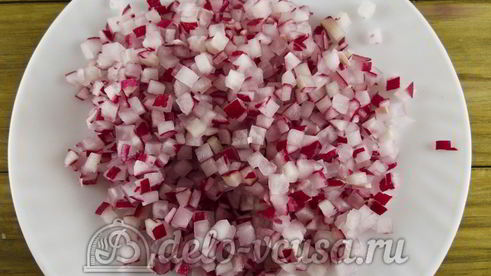 окрошка с редиской