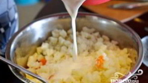 окрошка с сосисками