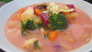 Мамин овощной суп