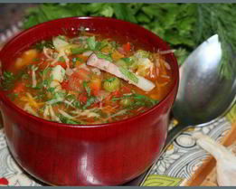 Овощной суп Минестроне