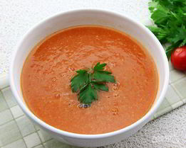 Овощной суп с имбирем