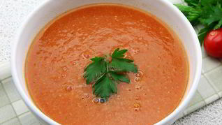 Овощной суп с имбирем