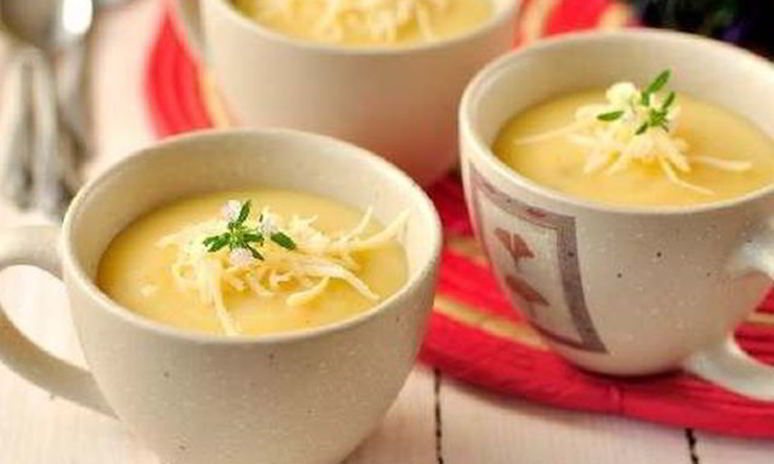 Рецепт овощного супа с сыром чеддер